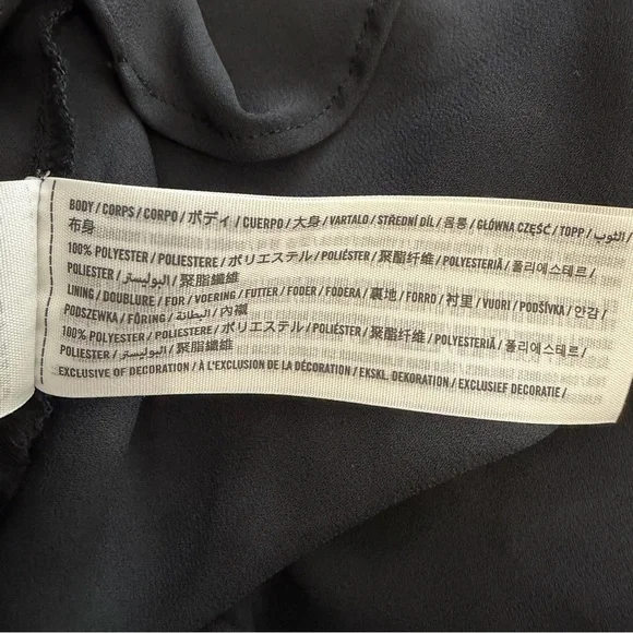 Abercrombie and Fitch Black Floral Slip Midi Dress Size XS 23646 - Picture 11 of 13